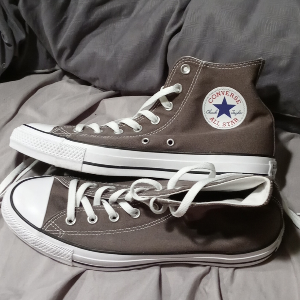 Grey Hightop Converse Size 11